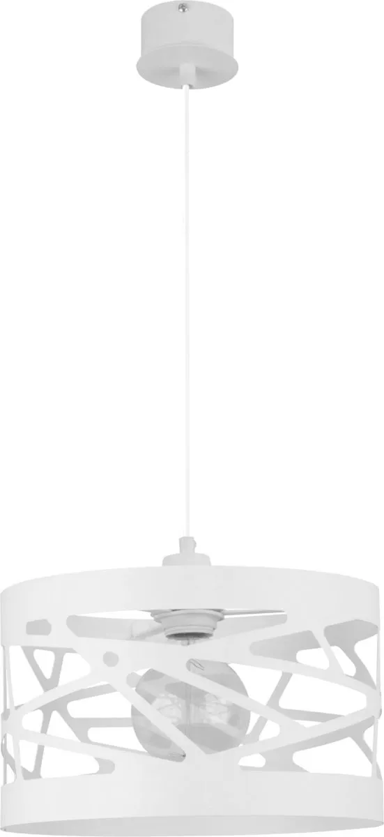 Lampa wisząca ażurowa MODUŁ FREZ M biała
