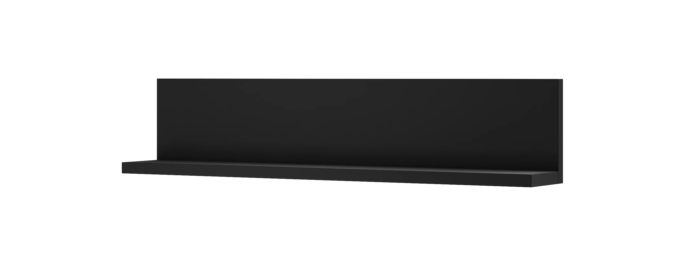 Półka wisząca BOTA 1 czarna 150x32x24cm