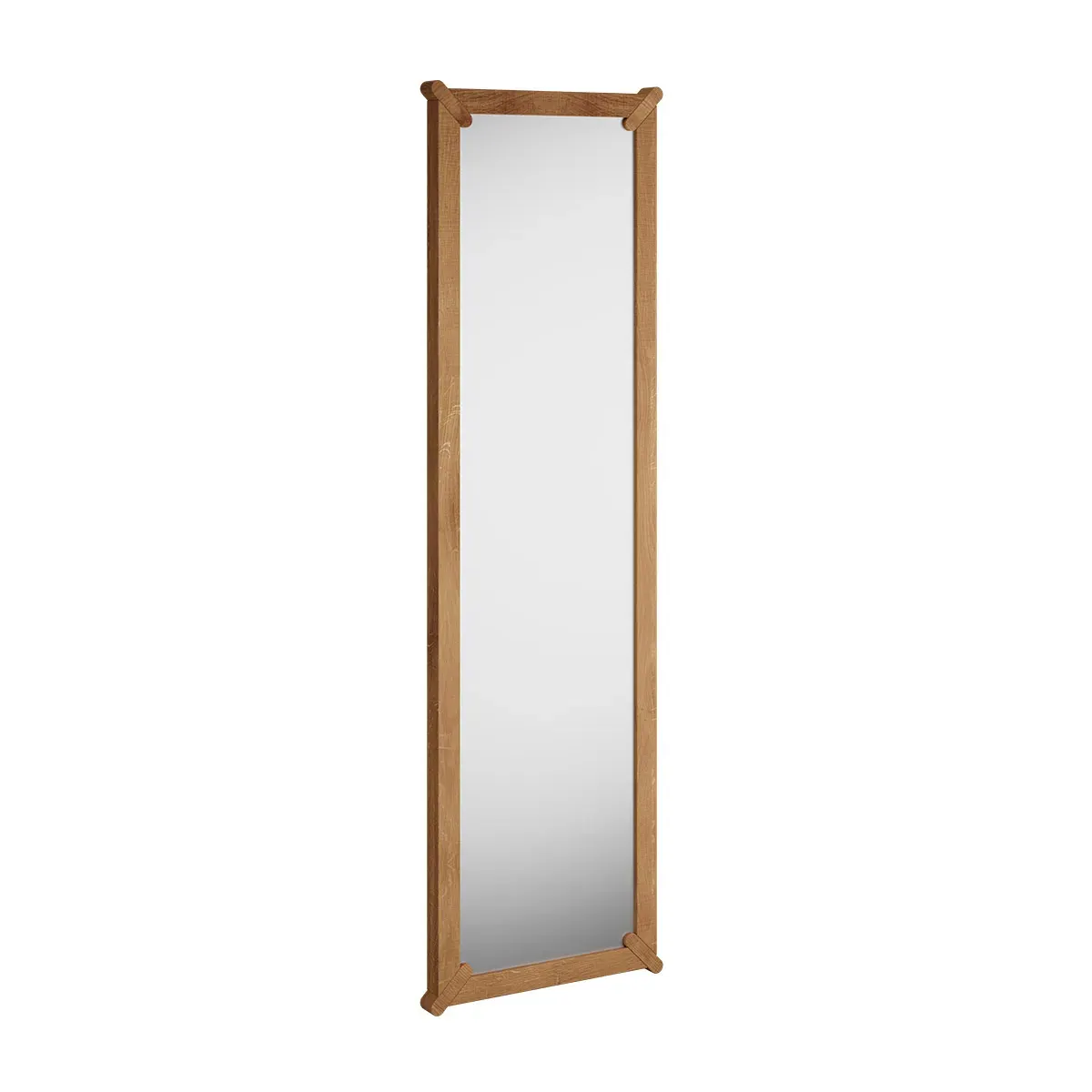 Lustro wiszące duże dębowe CAMPI 53x179 cm dąb olejowany