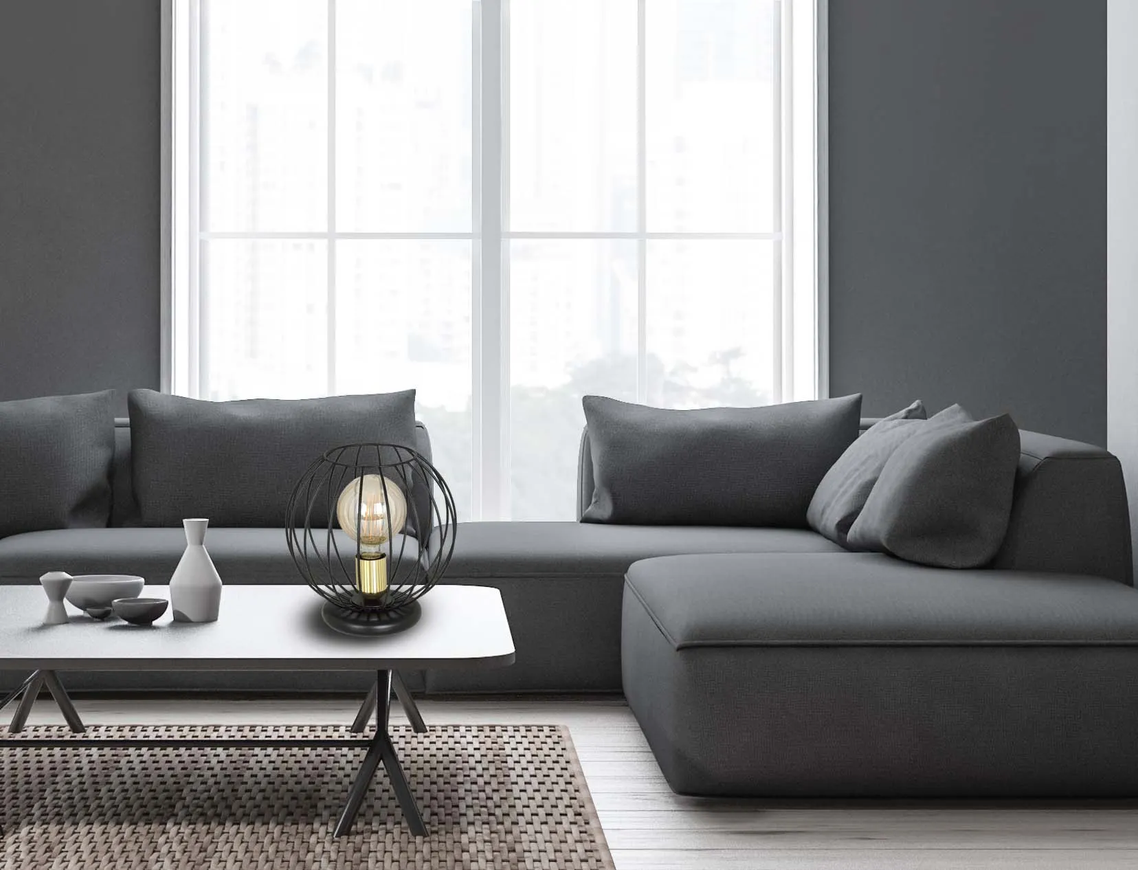 Lampka nocna ALBIO Czarny 144/LN1 - 144/LN1