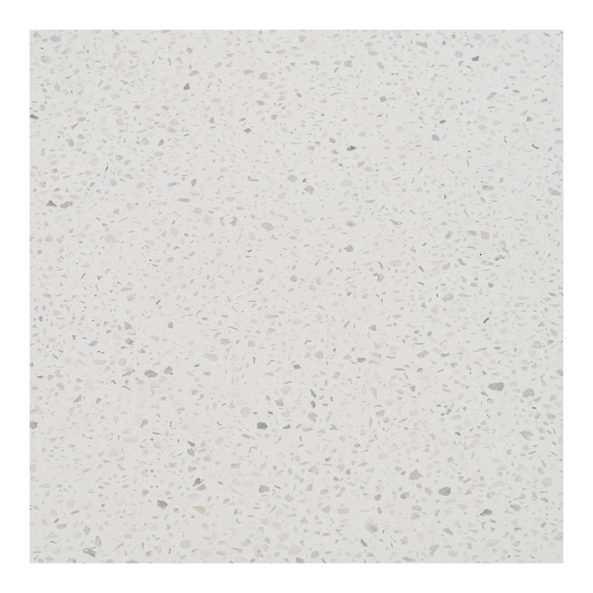 Stół okrągły TERRACINA lastryko, akacja FI 120 cm- biały, naturalny - 7501098