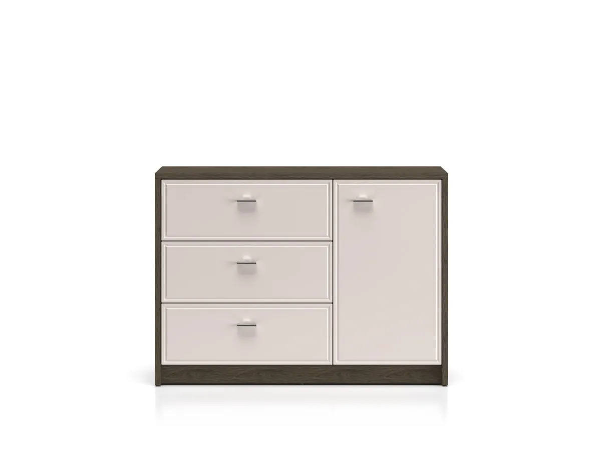 Komoda 1-drzwiowa z szufladami AVANTE 117x85 kaszmir dąb Windmill - 1AVAN05-001