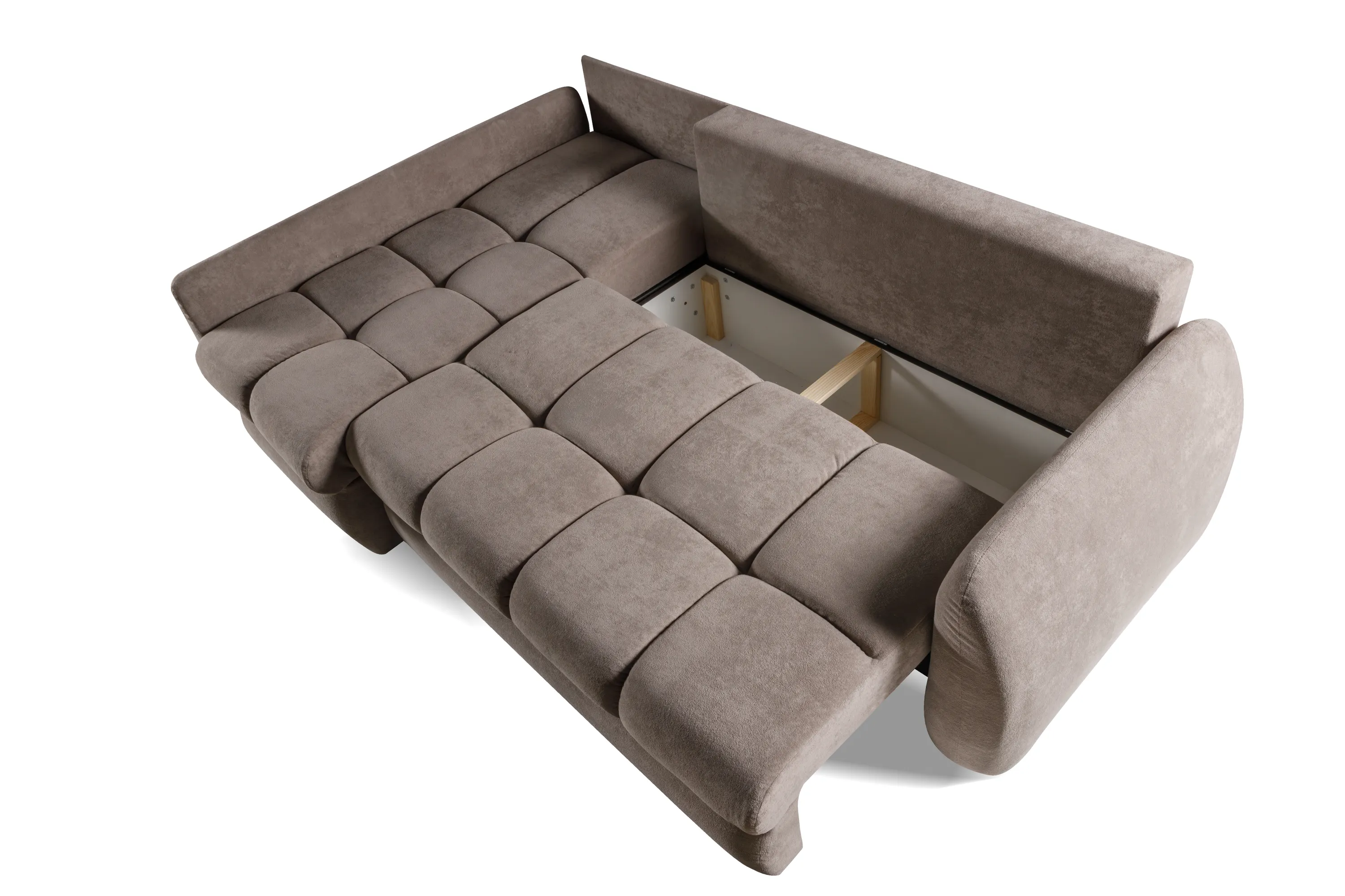 Narożnik uniwersalny GLOW Soft 04 - jasny brąz - GLOW_NA_SOFT04