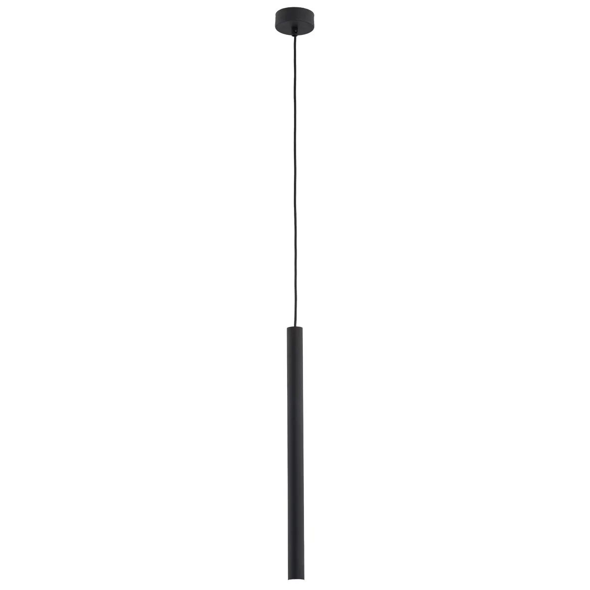 Lampa wisząca ETNA PLUS metalowa czarna 130x8cm