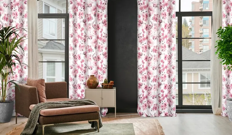 ZASŁONA BIAŁA CAREN 140X250 CM - EU_386168