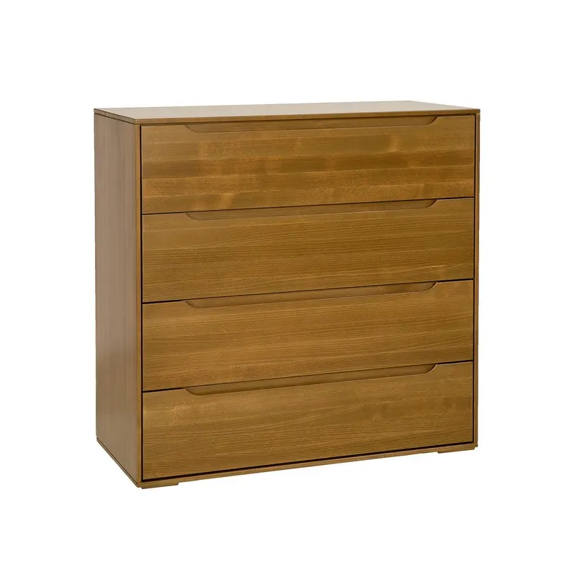 Komoda bukowa KD424 Surowy nielakierowany DREWMAX