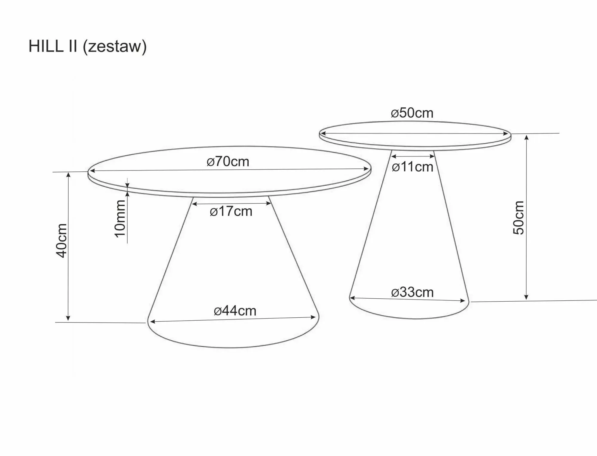 image stolik, zestaw, okrągły stół, podstawa stołu, meble salonowe