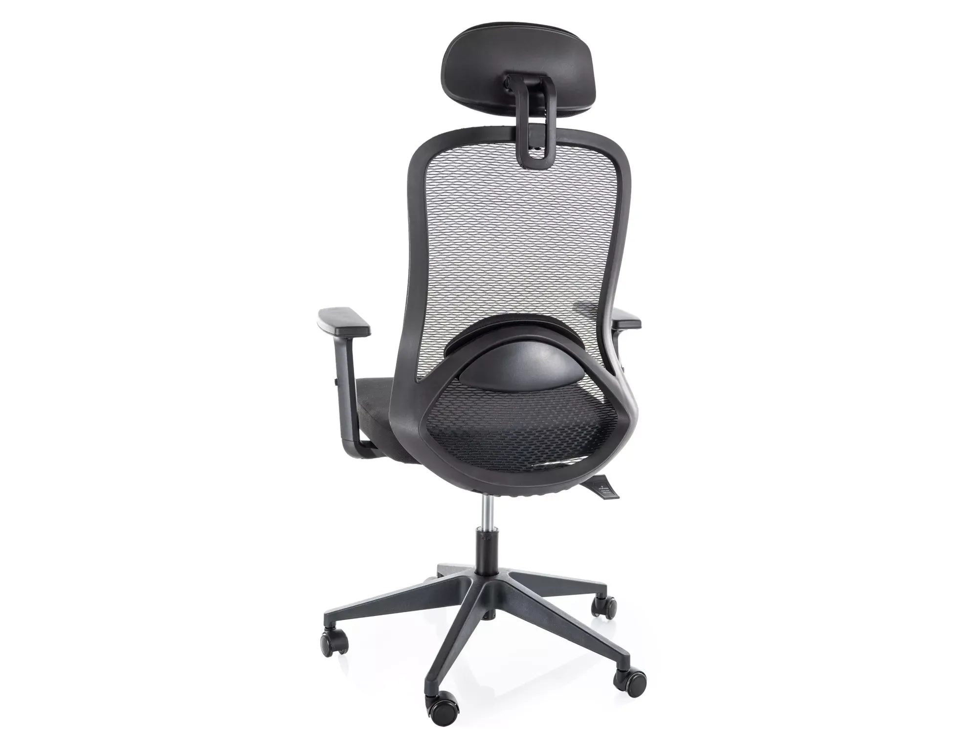 Fotel Q-050 ergonomiczny obrotowy czarny - OBRQ050C