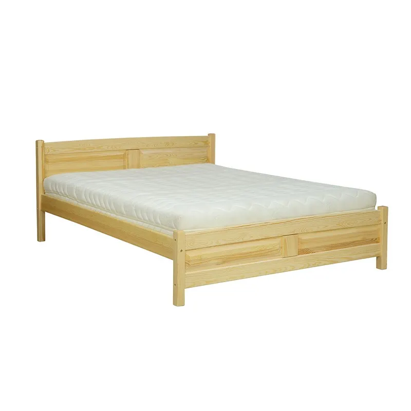 LK104 łóżko S140 D200 sosna naturalny DREWMAX — zdjęcie 3