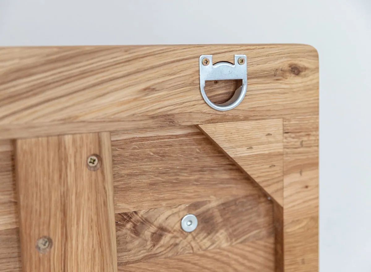 Wieszak dębowy z półką Gialo 50x100x32 cm - 2SGIA07