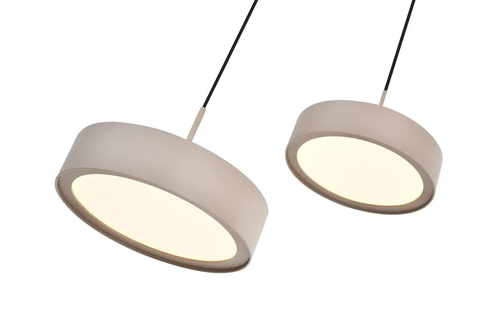 Lampa wisząca okrągła VALENSOLE 3 LED kaszmirowa — zdjęcie 7