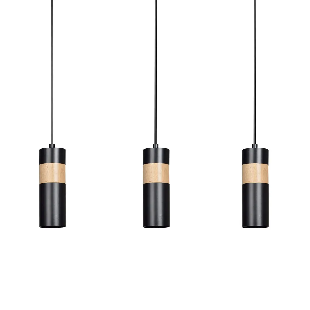 Lampa wisząca AKARI Czarny 732/3 Lampa wisząca AKARI Czarny 732/3