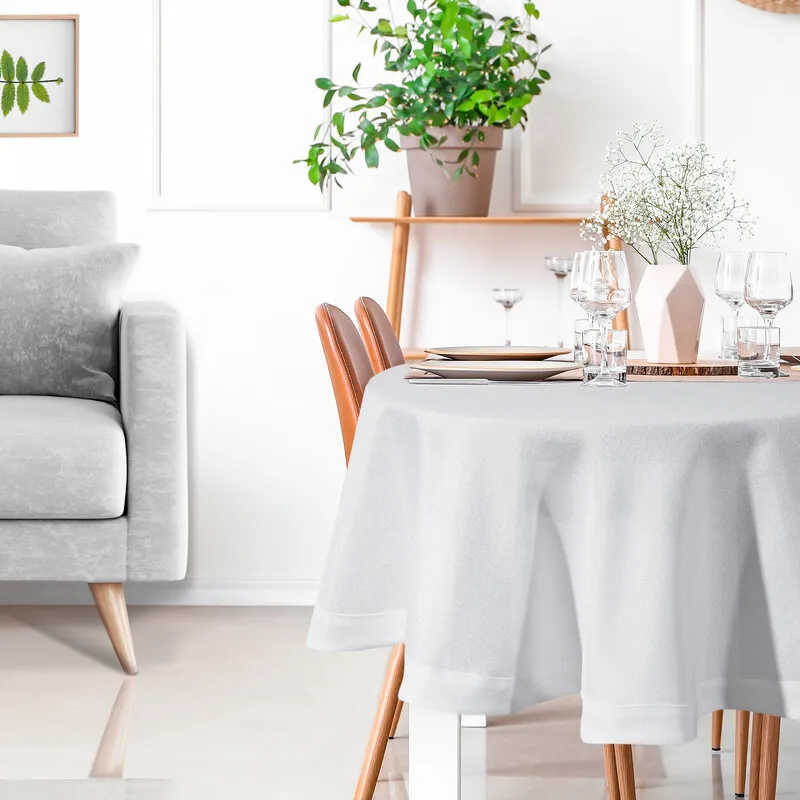 OBRUS STELLA 2 40 X 180 CM BIAŁY - EU_390402