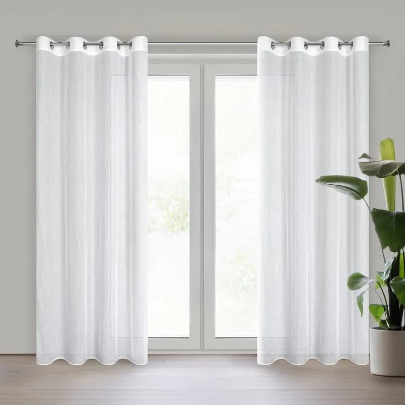 FIRANA GOTOWA ANNA 140 X 250 CM BIAŁY FIRANA GOTOWA ANNA 140 X 250 CM BIAŁY