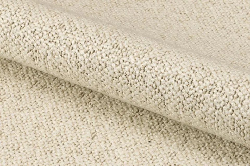 Krzesło tapicerowane DOREN Kremowy, Dab olejowany ( zestaw 2 sztuk ) - H000023358