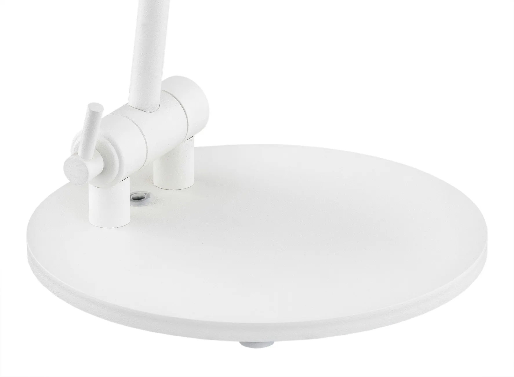 Lampa biurkowa AVALONE metalowa biała regulowana 55 cm - 8000