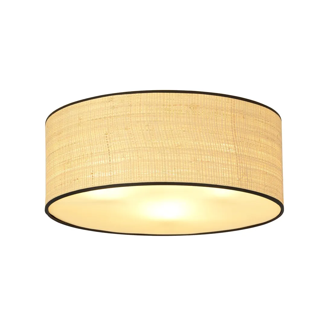 Lampa sufitowa  ASTON 3 czarny brązowy