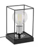 Lampa stołowa VOX czarno-srebrna Lampa stołowa VOX czarno-srebrna
