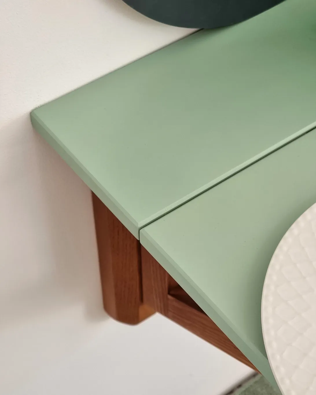 Stół ścienny opadający KLAPP 60x70cm szałwiowy naturalny - RGBKLAPP6070_17