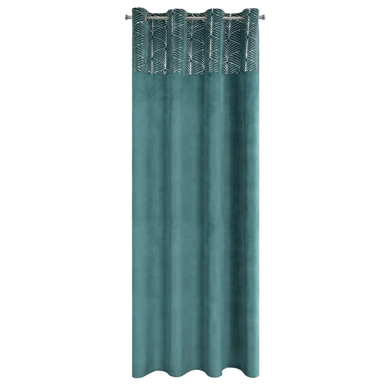 ZASŁONA GOTOWA LINDI 140X250 CM TURKUSOWY