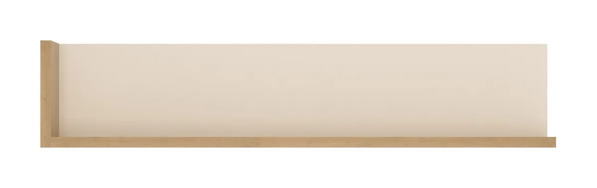 Półka wisząca LYON 120 cm biała dąb riviera