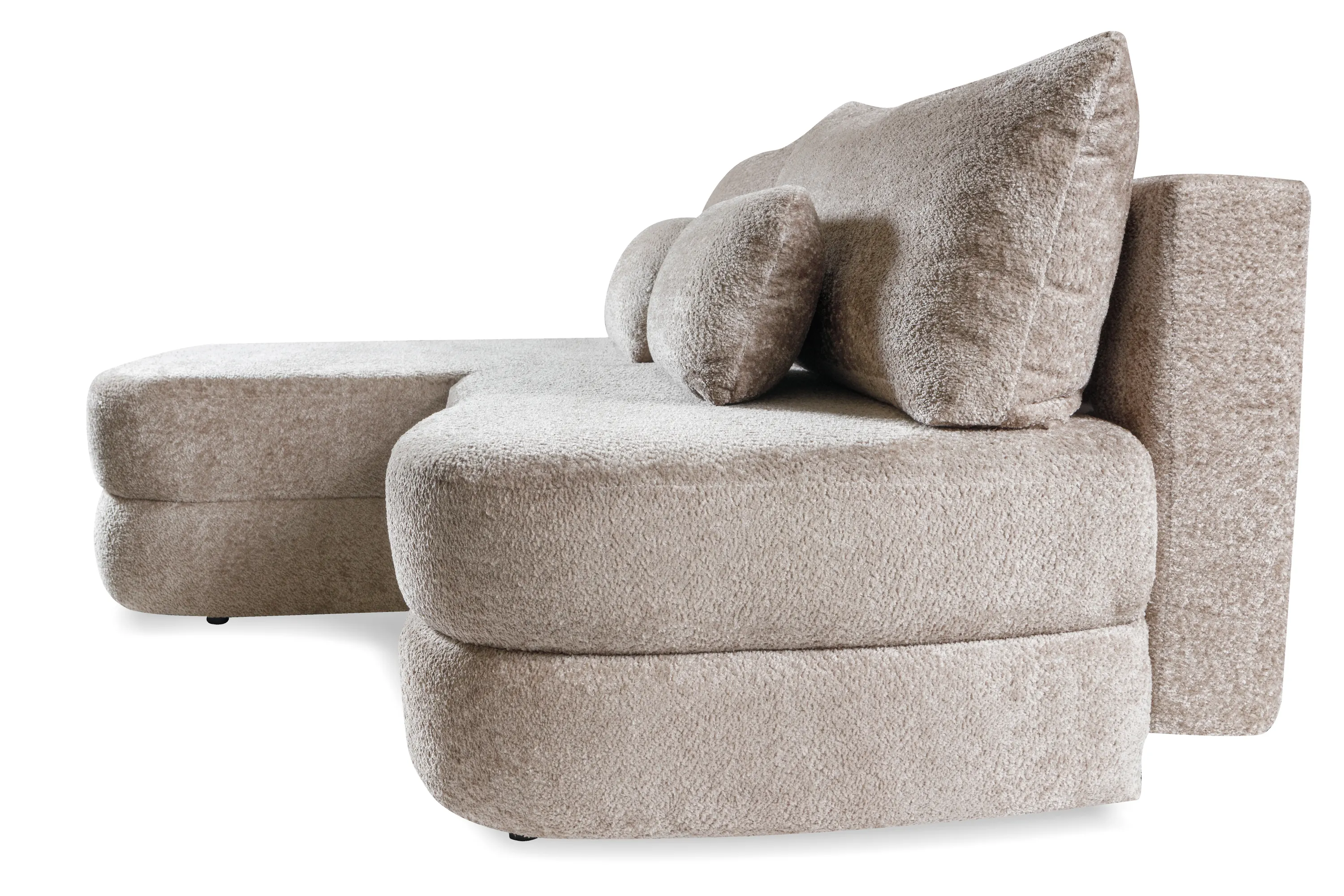 Narożnik rozkładany z pojemnikiem PIPI EUPHORIA 228 cm lewostronny beżowy - PIPI_EUPHORIA_4