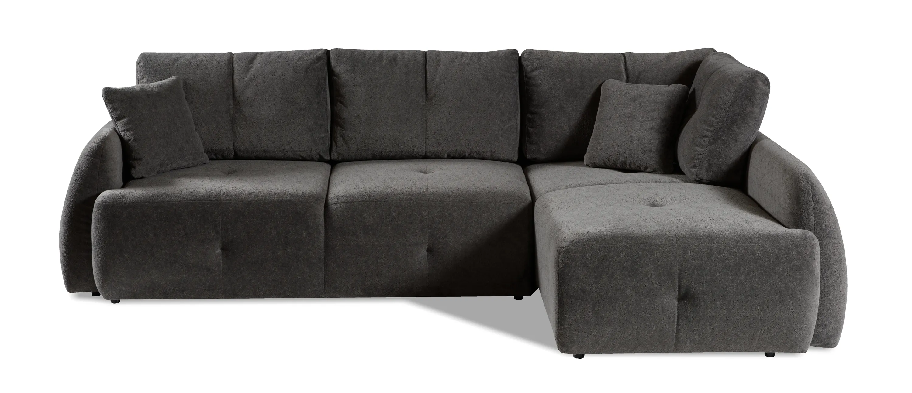 Narożnik rozkładany z pojemnikiem PATAYA BELLINI 291 cm prawostronny szary - PATAYA_BELLINI_03