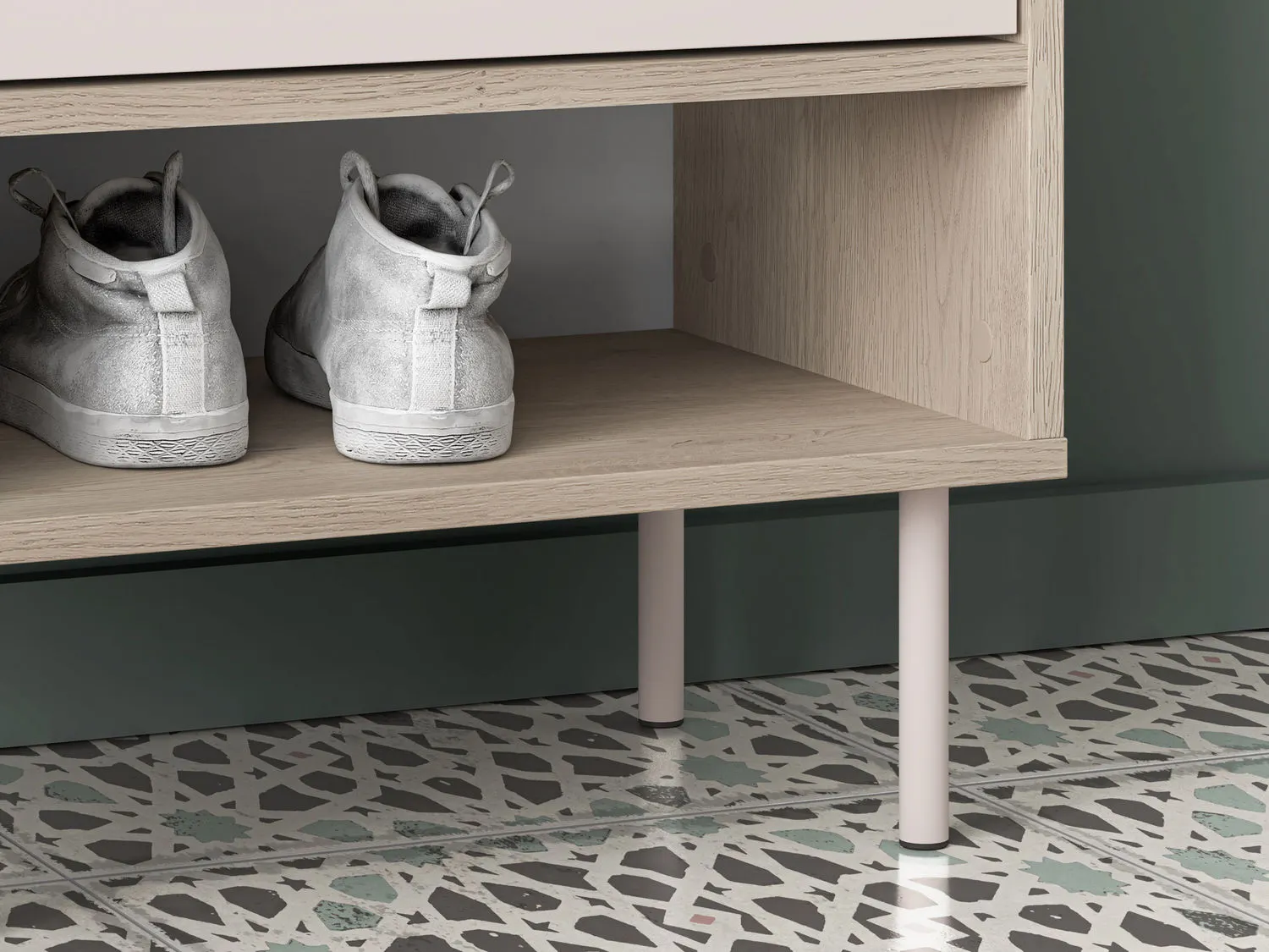 Szafka na buty z szufladą VOCO 50x95 dąb cremona/kaszmir — zdjęcie 7