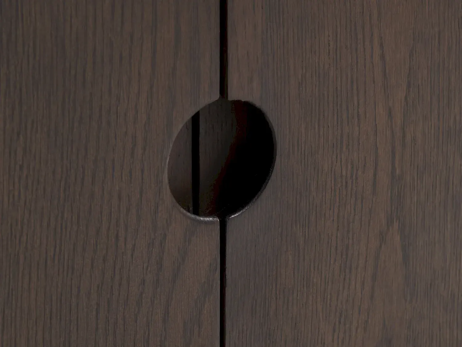 Komoda wysoka ARUN 2-drzwiowa -ciemny dąb - UN_50194710