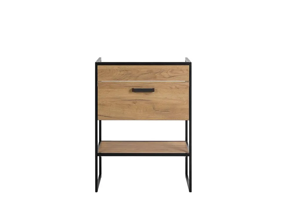 Szafka pod umywalkę BROOKLIN na czarnym stelażu 82x60x46cm - BROOKLIN_820_FSC