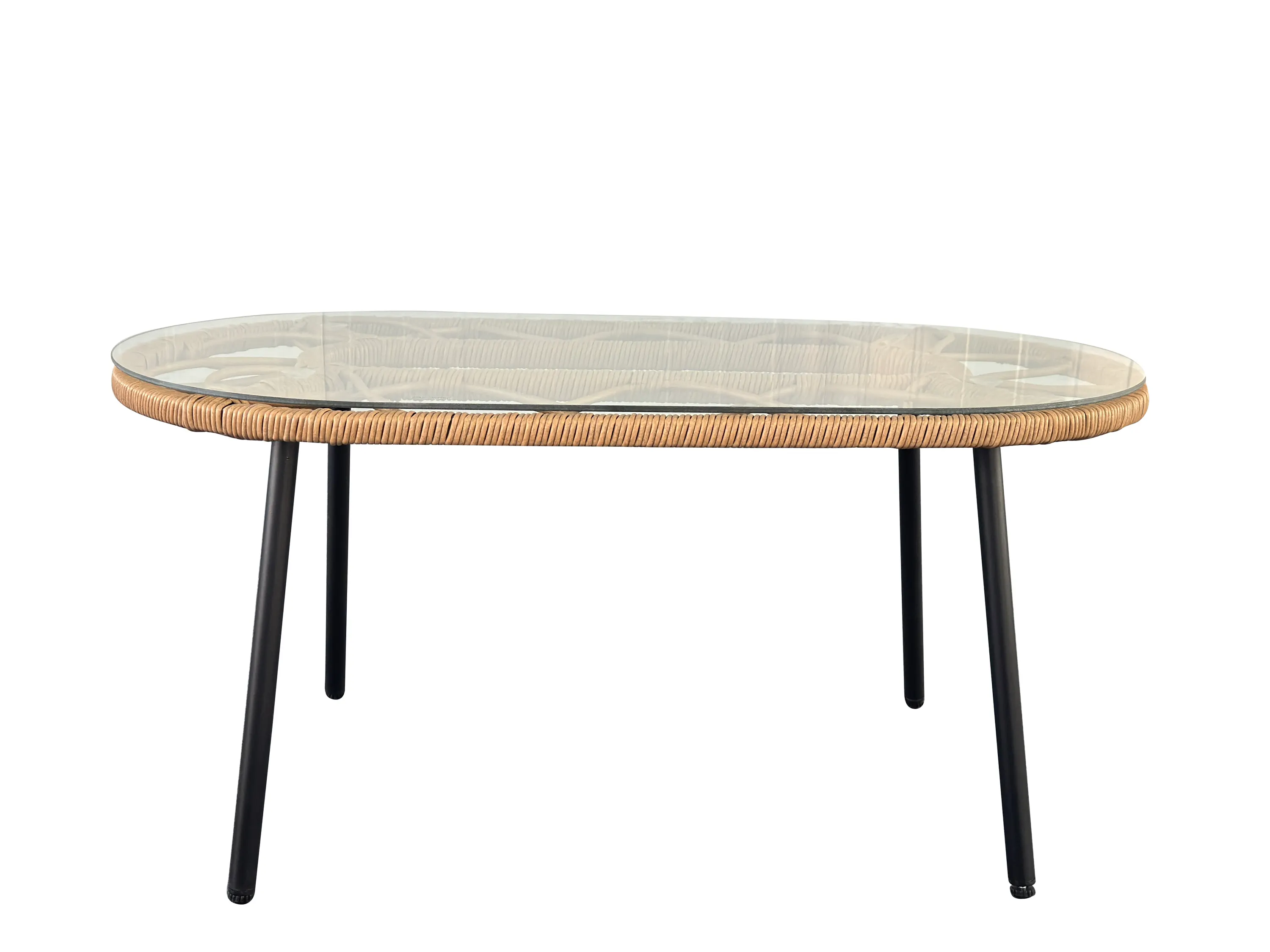 Zestaw ogrodowy wypoczynkowy PLAIT 4-set technorattan szary Zenjoy - PLAIT_SZARY