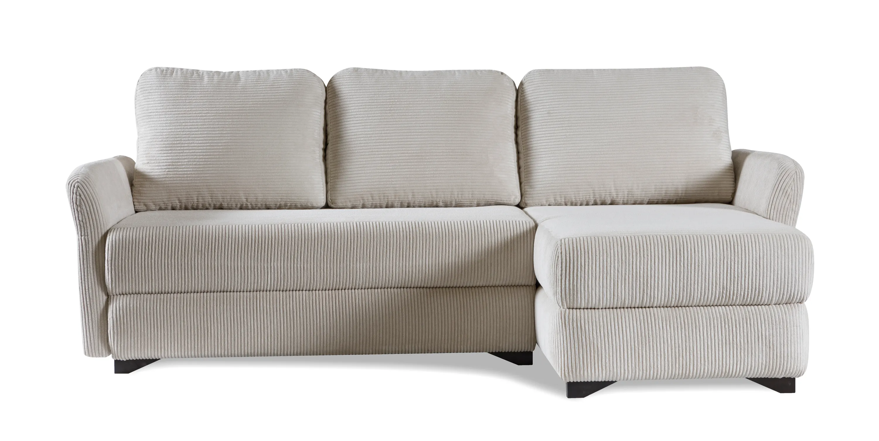 Narożnik rozkładany z pojemnikiem VOLT POSO 238 cm L/P beżowy - VOLT_POSO_100