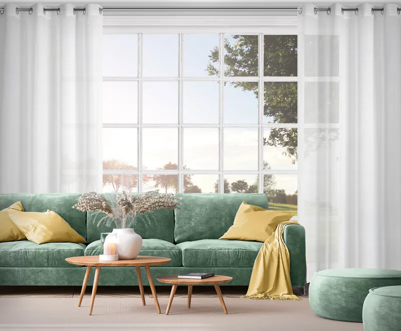 FIRANA GOTOWA MARGO 140X250 CM BIAŁY — zdjęcie 12
