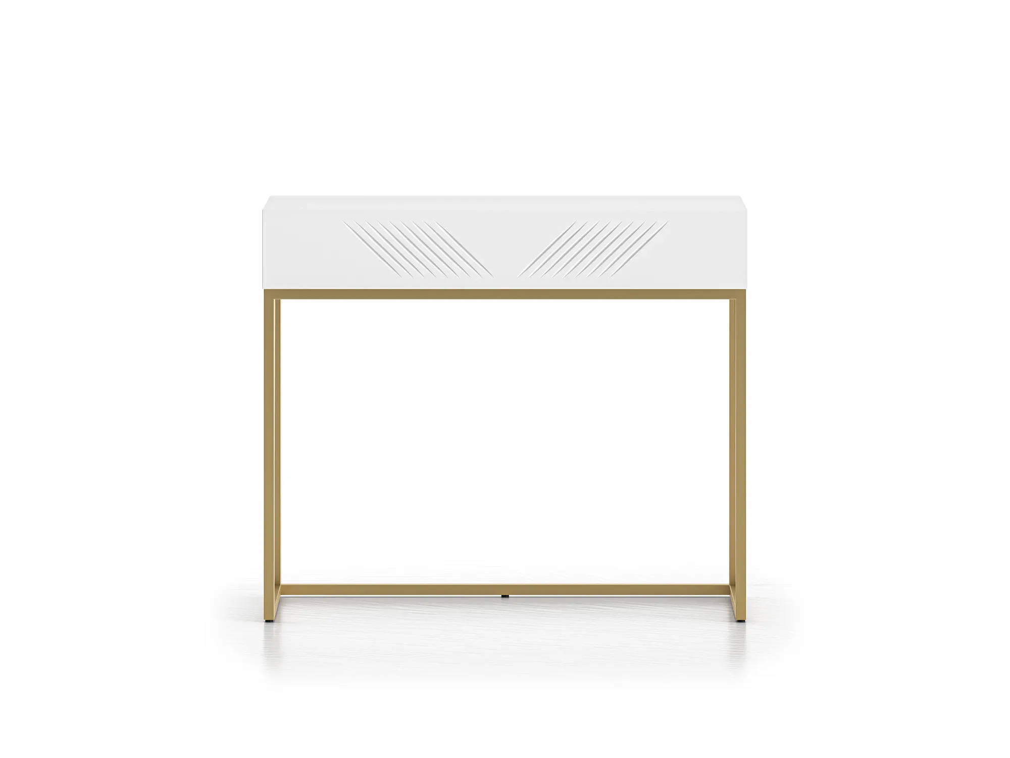 Toaletka Clearing 06 biały alpejski, podstawa-złoty - 1CLEA06-001-03