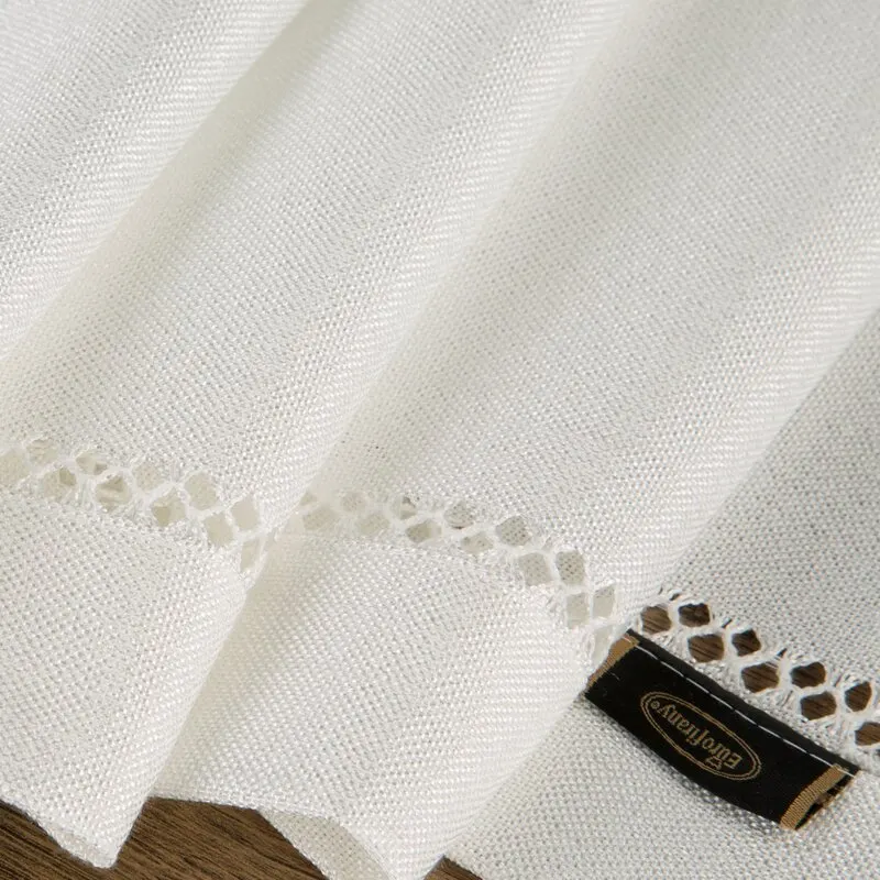 OBRUS EMILY 40 X 200 CM BIAŁY - EU_382230