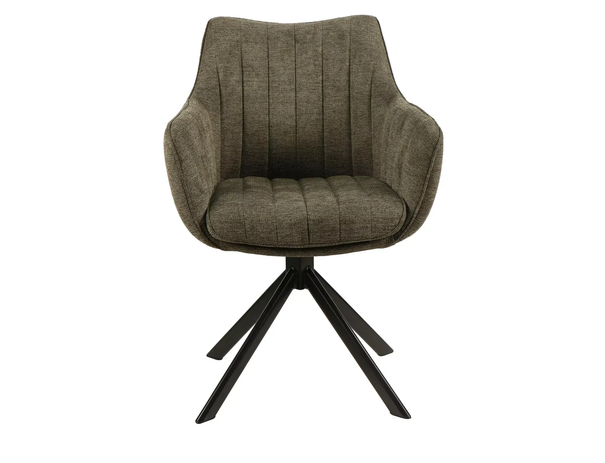 Krzesło obrotowe 180° AZALIA BREGO 77 oliwkowy metalowe nogi - AZALIABRCOL