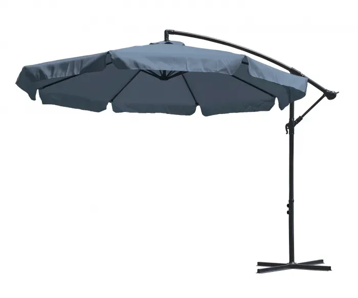 Parasol ogrodowy CZAPLA 2 grafitowy 300cm