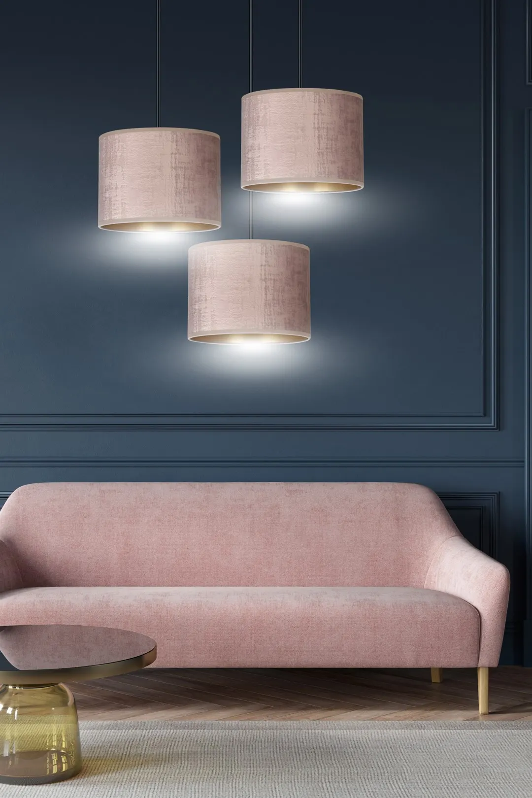 Lampa wisząca HILDE Czarny 1053/3PREM - 1053/3PREM