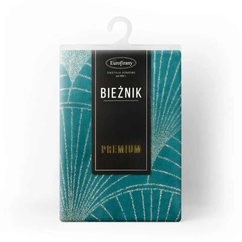 OBRUS BLINK 14 35 X 180 CM CIEMNOTURKUSOWY - EU_390001