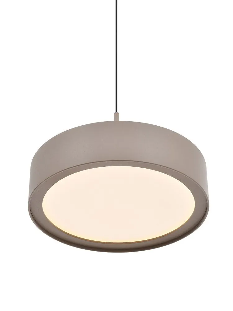 image lampa wisząca, kinkiet, natynkowa, metalowy abażur, biała LED
