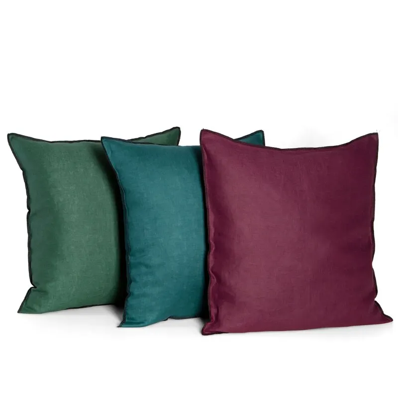 POSZEWKA LEN 5 45X45 CM BEŻOWY - EU_405210