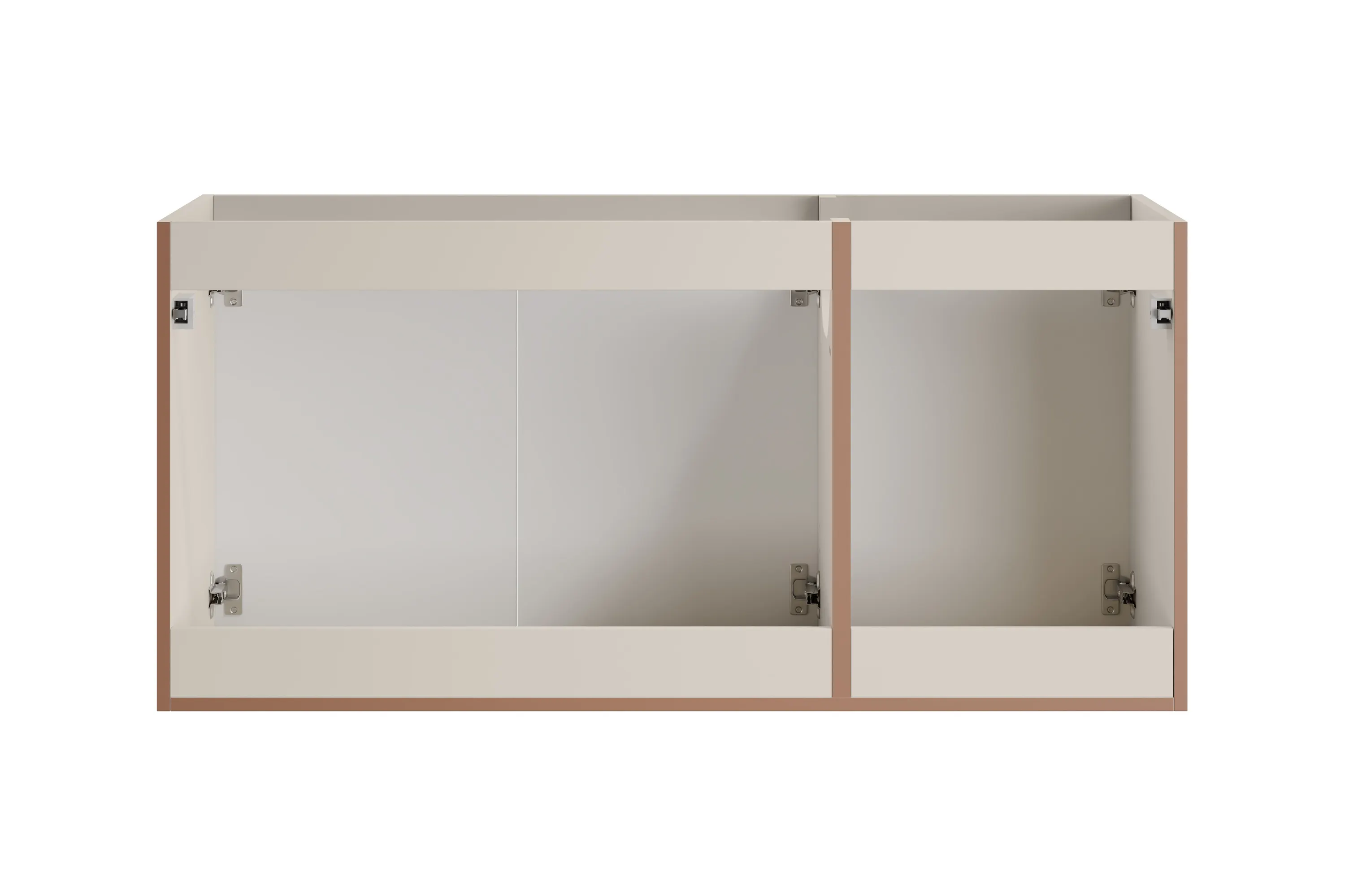 Szafka wisząca pod umywalkę BELLA CASHMERE 3-drzwiowa 120 cm - BELLA_CASHMERE_82-120-46-3D