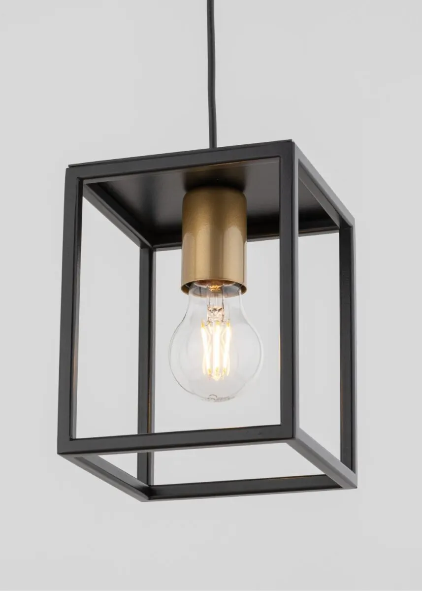 Lampa wisząca VIGO 1 czarno-złota - SI_32353