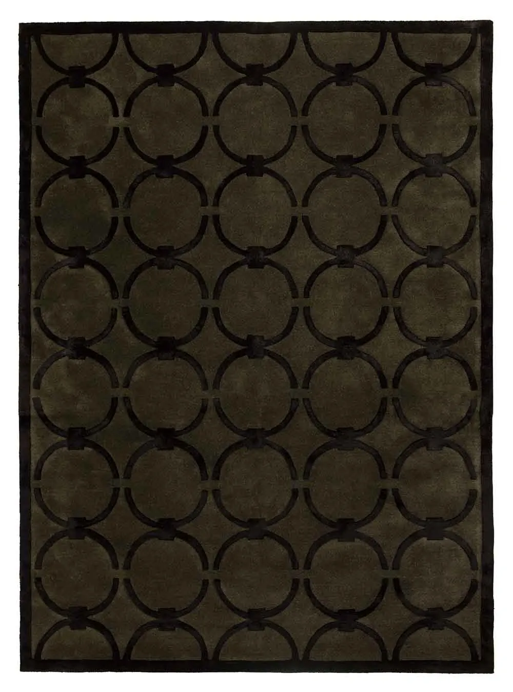 dywan, ciemny, okrągły wzór, geometria, tkanina