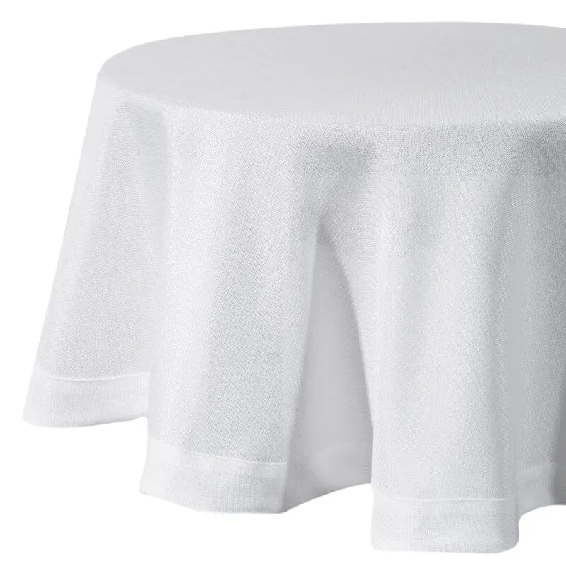 OBRUS STELLA 2 O 150 CM BIAŁY - EU_424852