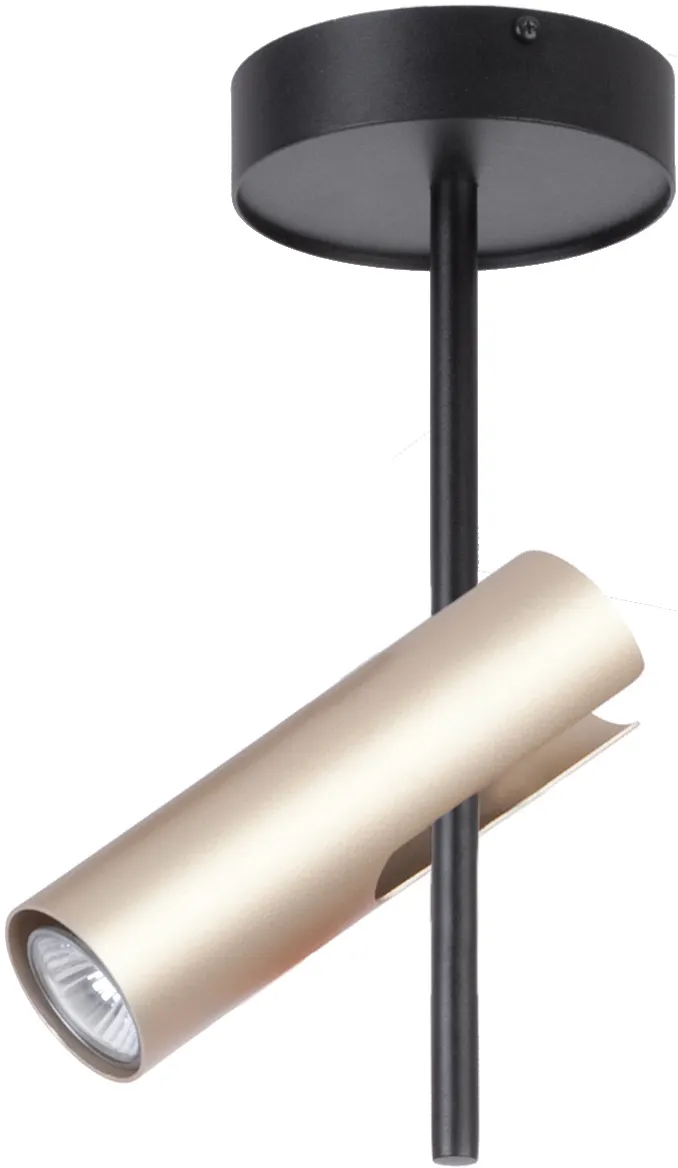 Plafon LEDA 1 czarno-złoty Plafon LEDA 1 czarno-złoty