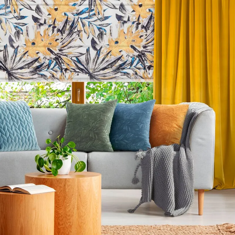 POSZEWKA OCTAVIA 40 X 40 CM NIEBIESKI - EU_386979