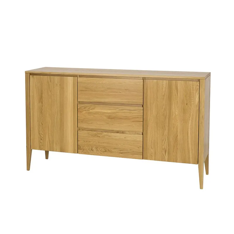 Komoda dębowa KD330 Naturalny DREWMAX — zdjęcie 3