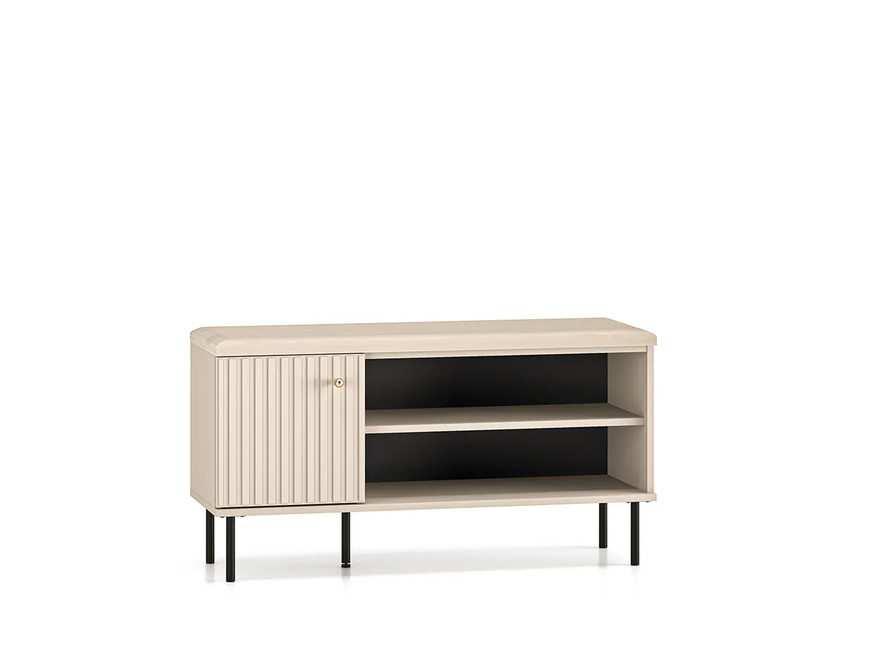 Szafka na buty 1-drzwiowa SOPHIE szeroka cashemere Meble, Kredens, Szafka