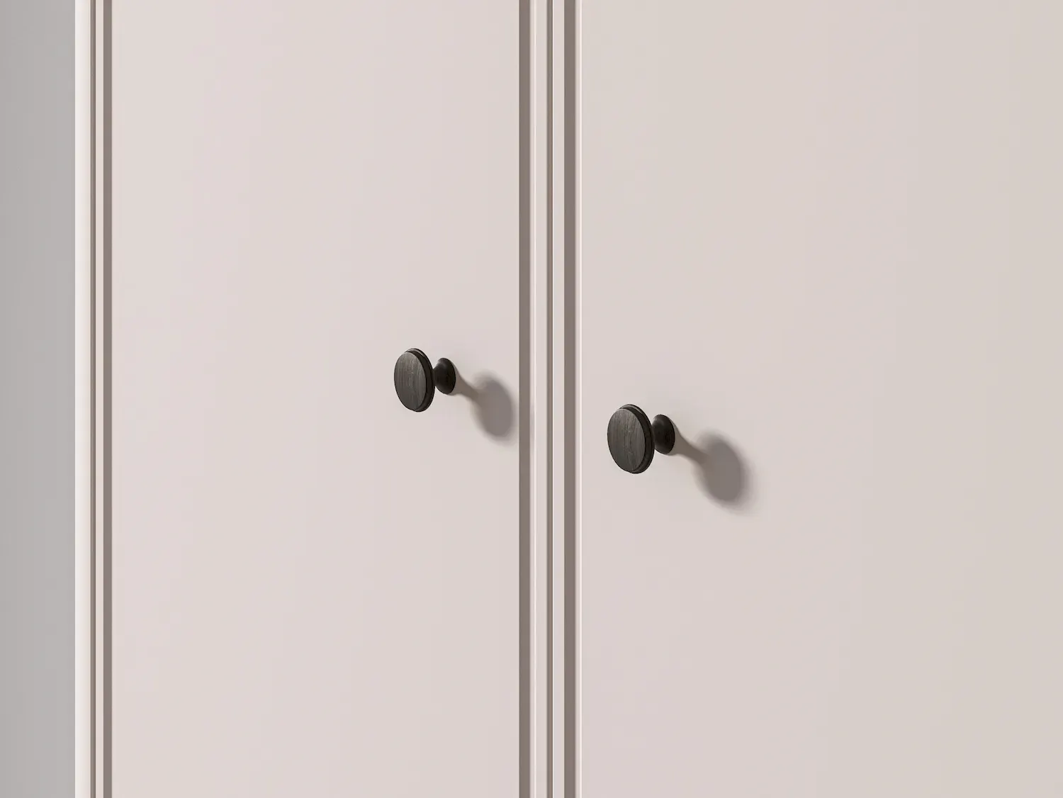 Szafa 2-drzwiowa VILAVIO 08 2 półki i drążek dąb windmill dark cashmere - 1VILA08-001